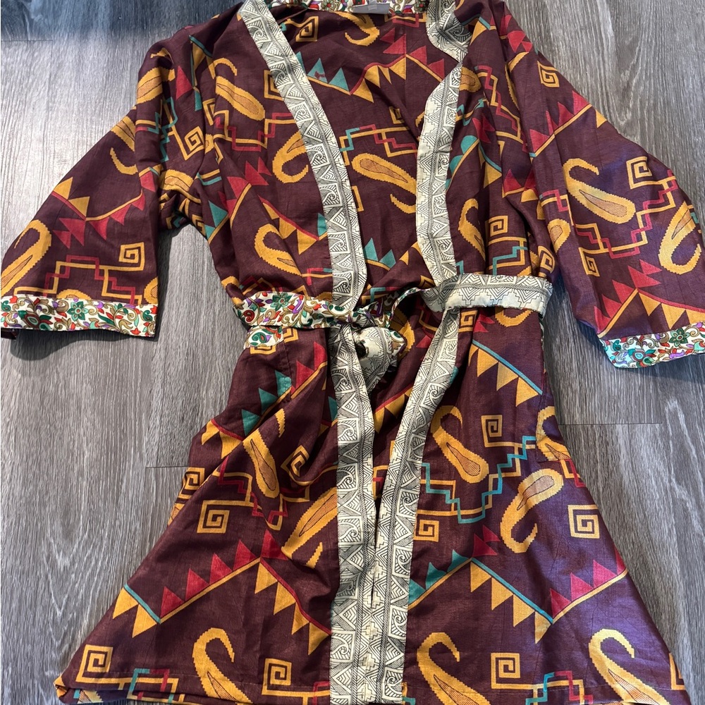 Rahab’s Rope Saree Kimono
